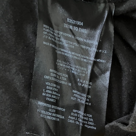 Volcom ladies size small long sleeve cotton blend tshirt - Picture 9 of 13